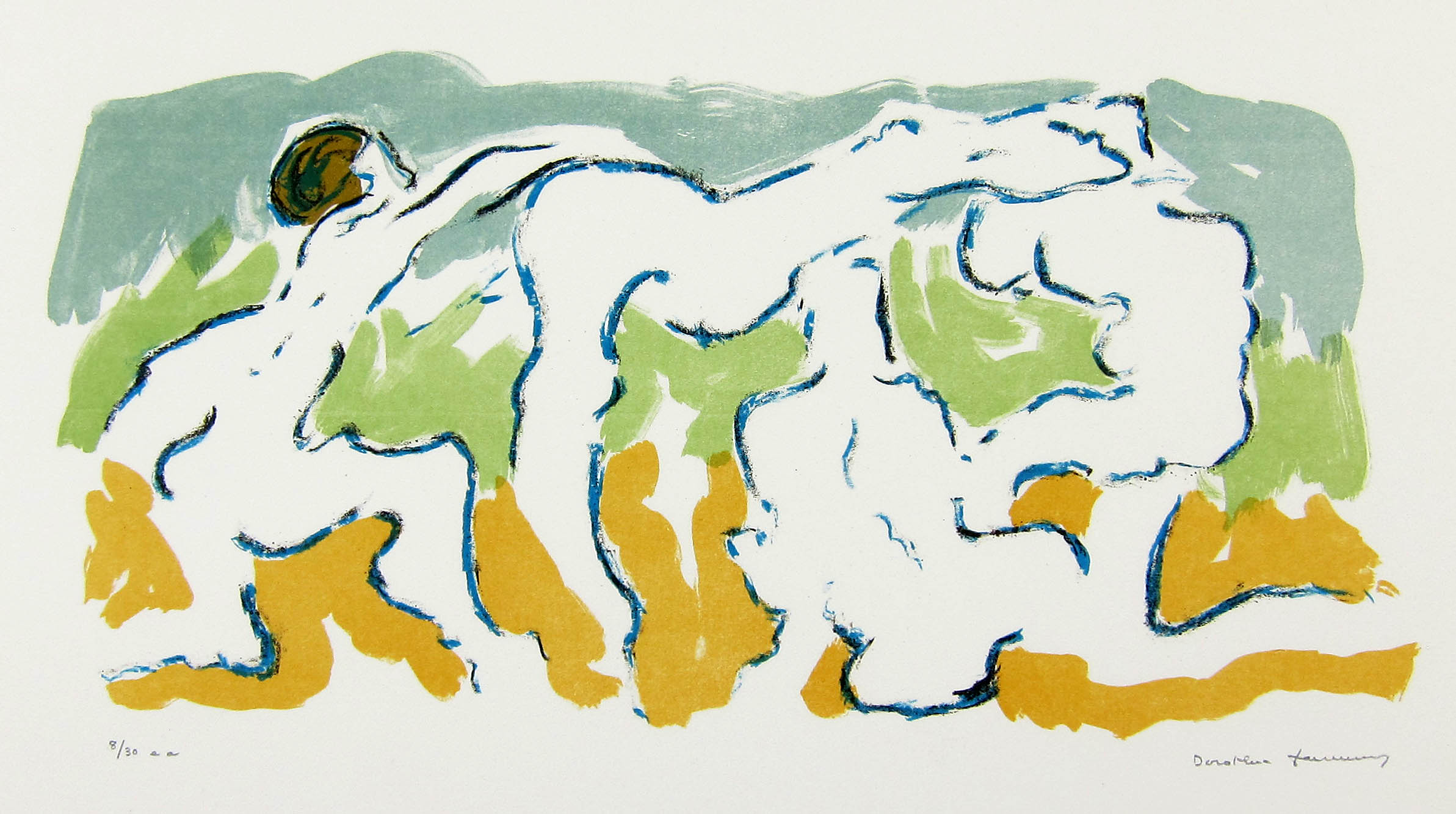 Dorothea Tanning - Pastorale - 1975 color lithograph